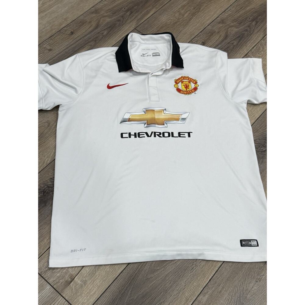 Nike FC Manchester United 2014/2015 Juan Mata Away Jersey Men’s XL Dri-Fit